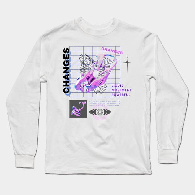 Changes Long Sleeve T-Shirt by Vortex-pilot